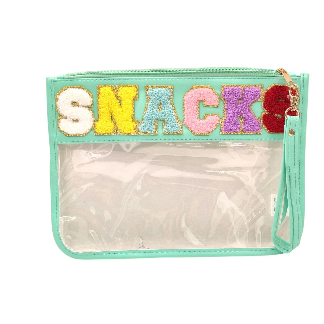 Snack PVC Zip bag- MINT